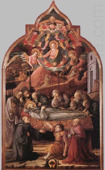 Funeral of St Jerome, Fra Filippo Lippi